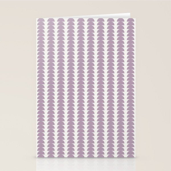 Maude Pattern - Lilac Purple Stationery Card Gallery Image 2