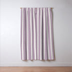 Maude Pattern - Lilac Purple Window Curtain Gallery Image 3
