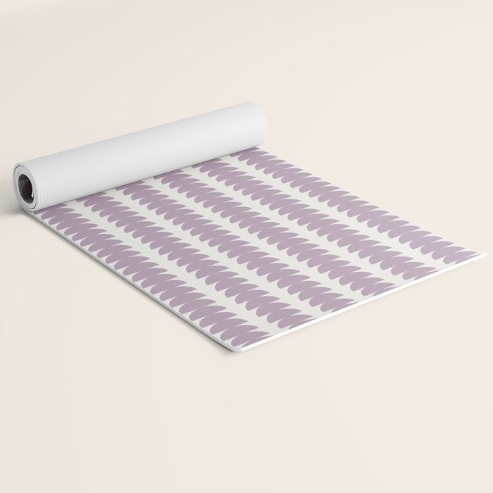 Maude Pattern - Lilac Purple Yoga Mat Gallery Image 2