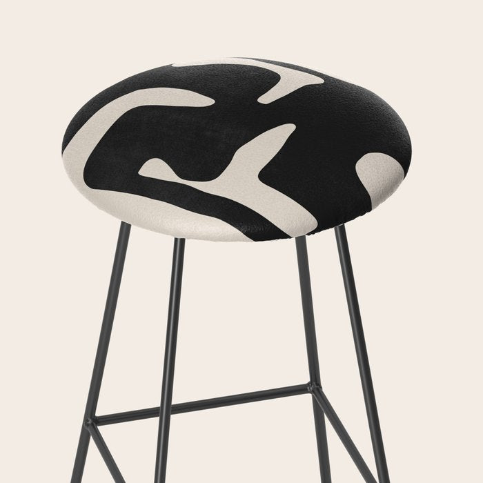 Modern Abstract Shapes 42 Stool Gallery Image 2