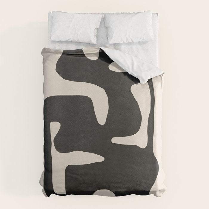Modern Abstract Shapes 42 Duvet Cover Gallery Image 1
