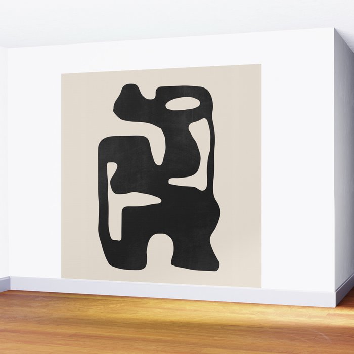 Modern Abstract Shapes 42 Wall Mural Gallery Image 2