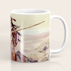 âIndian With Spear â by Charles M Russell Coffee Mug Gallery Image 1