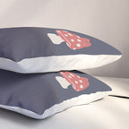 Cat and Plant 48: Cat Mushroom Pillow Sham Gallery Image 3