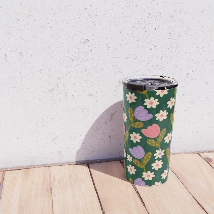 Night Flowers  Travel Mug Gallery Image 4