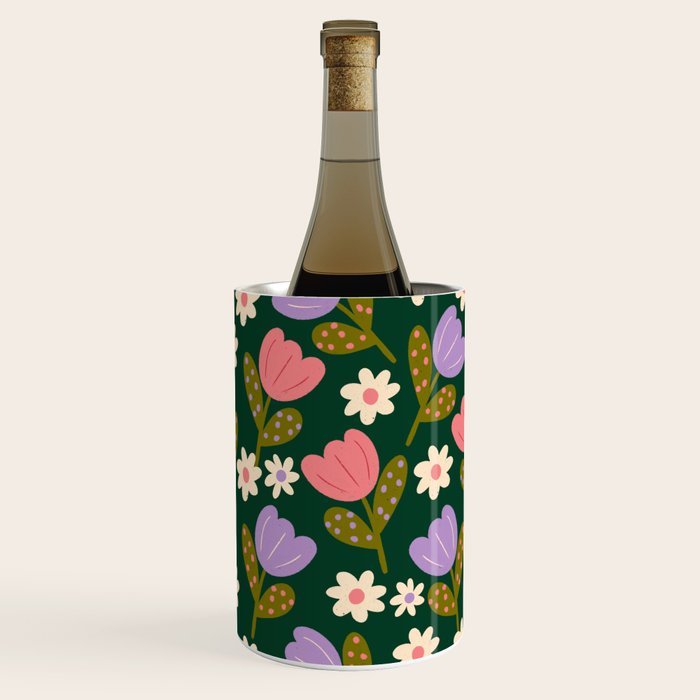 Night Flowers  Wine Chiller Gallery Image 2