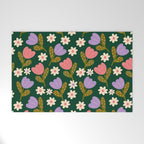 Night Flowers  Welcome Mat Gallery Image 1