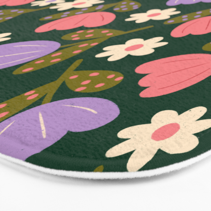 Night Flowers  Bath Mat Gallery Image 3