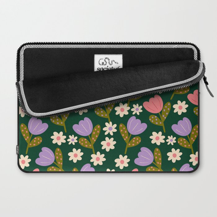 Night Flowers  Laptop Sleeve Gallery Image 2