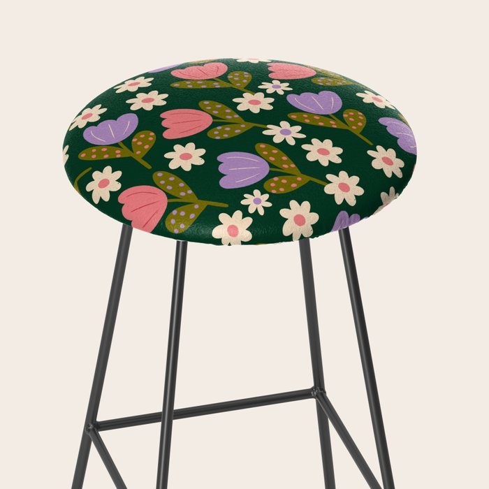 Night Flowers  Stool Gallery Image 2
