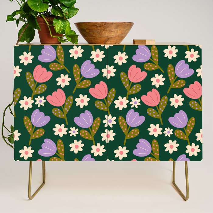Night Flowers  Credenza Gallery Image 1
