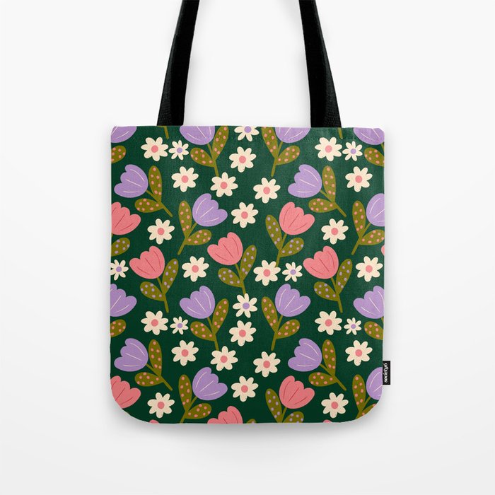 Night Flowers  Tote Bag Gallery Image 1