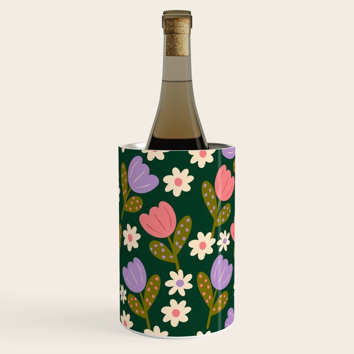 Night Flowers  Wine Chiller Gallery Image 1