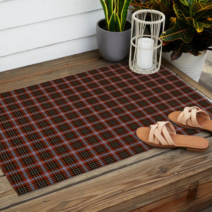 midge's tartan 4 Outdoor Rug Gallery Image 2