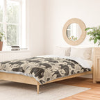 Bison - black and cream Duvet Cover Gallery Image 2