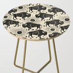 Bison - black and cream Side Table Gallery Image 2
