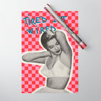 Tired but wired Wrapping Paper Gallery Image 1