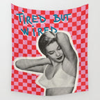 Tired but wired Wall Tapestry Gallery Image 4