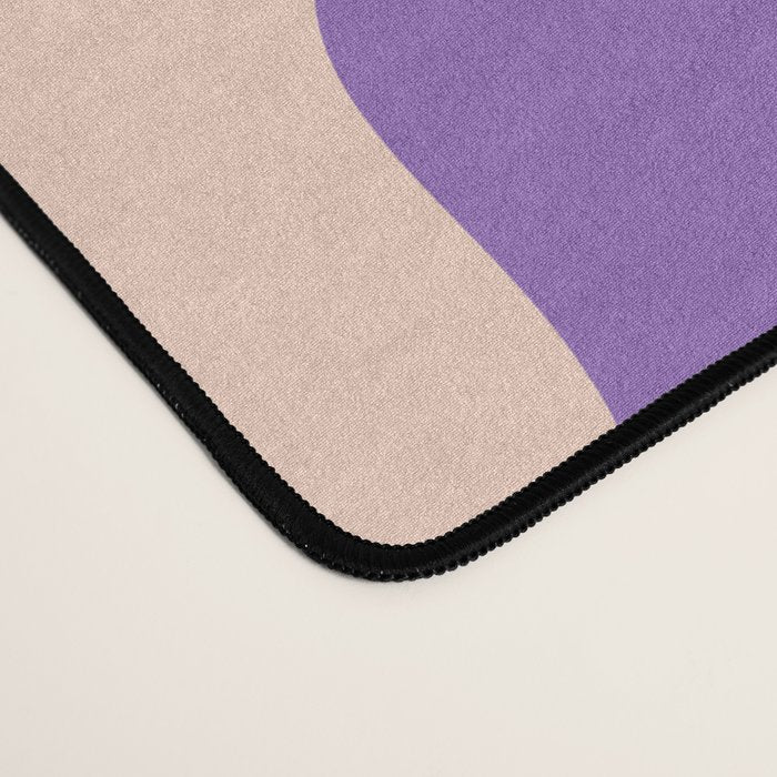 Minimal Abstract Wild floral bouquet on Peach Fuzz Desk Mat Gallery Image 4