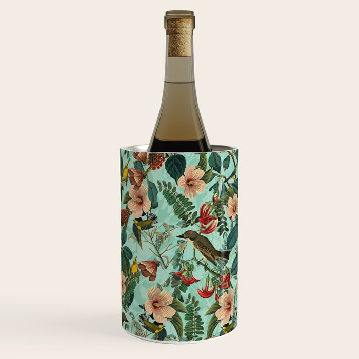 FLORAL AND BIRDS XIII Wine Chiller Gallery Image 1