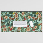 FLORAL AND BIRDS XIII Desk Mat Gallery Image 1