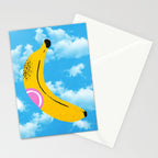Banana Pop Art: Sky Edition Stationery Card Gallery Image 2