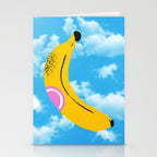 Banana Pop Art: Sky Edition Stationery Card Gallery Image 2