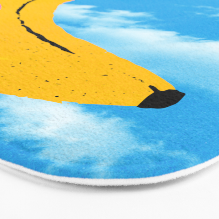 Banana Pop Art: Sky Edition Bath Mat Gallery Image 3