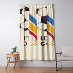 Let's Go - Soccer Illustration Window Curtain Gallery Image 5