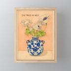 I've Tried My Best Mini Art Print Gallery Image 1