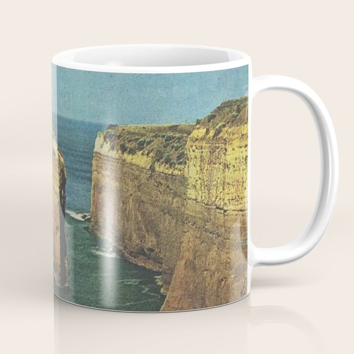 Serving up cake by the seaside II - Cake slice Coffee Mug Gallery Image 1