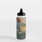Serving up cake by the seaside II - Cake slice Water Bottle Gallery Image 3