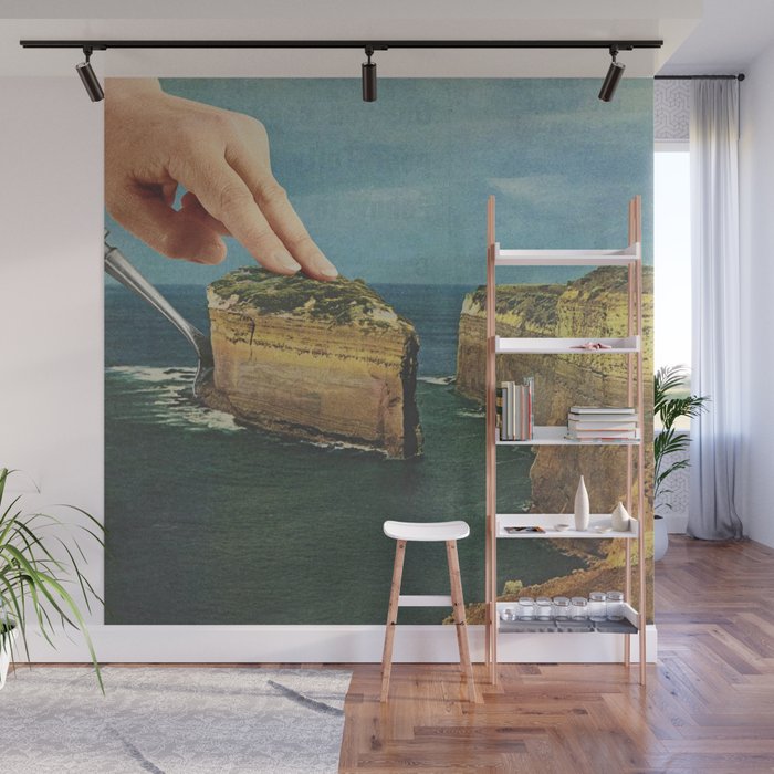 Serving up cake by the seaside II - Cake slice Wall Mural Gallery Image 1