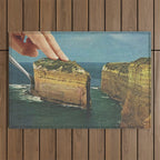 Serving up cake by the seaside II - Cake slice Outdoor Rug Gallery Image 1