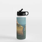 Serving up cake by the seaside II - Cake slice Water Bottle Gallery Image 1