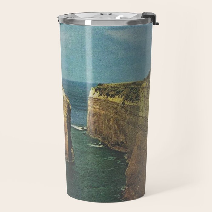 Serving up cake by the seaside II - Cake slice Travel Mug Gallery Image 2
