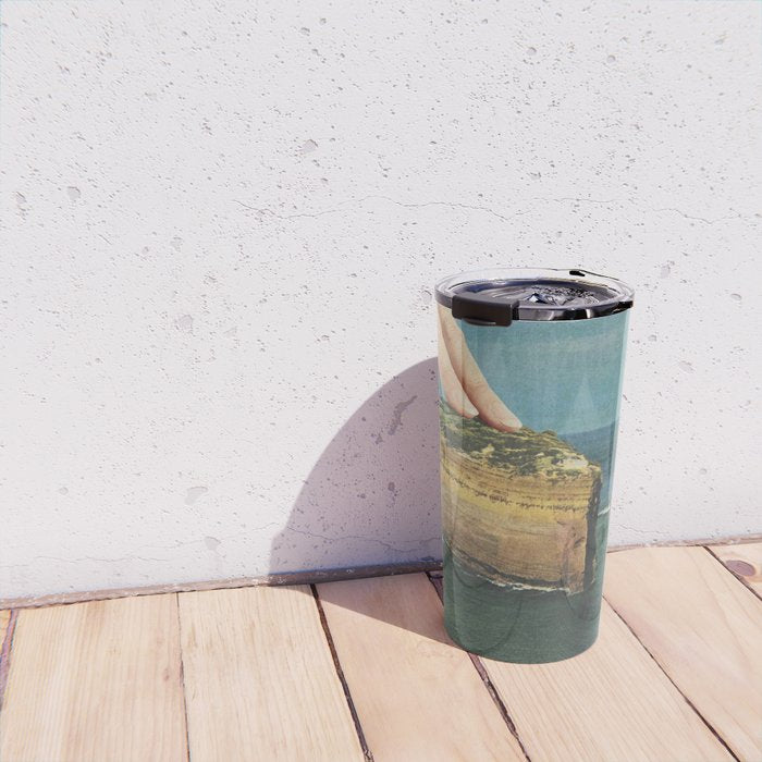 Serving up cake by the seaside II - Cake slice Travel Mug Gallery Image 4