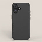 Black corduroy iPhone Case Gallery Image 1