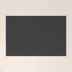 Black corduroy Welcome Mat Gallery Image 1