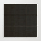 Black corduroy Wood Wall Art Gallery Image 1