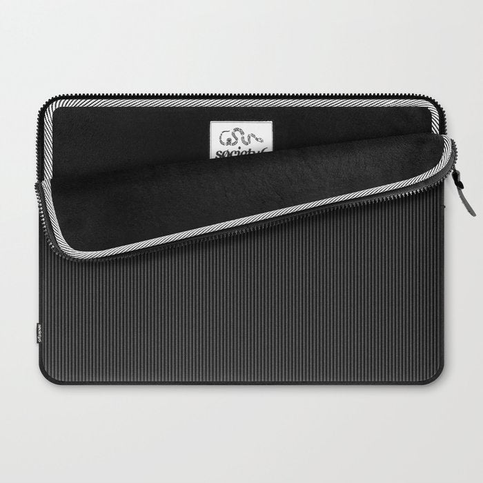 Black corduroy Laptop Sleeve Gallery Image 2