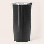 Black corduroy Travel Mug Gallery Image 2