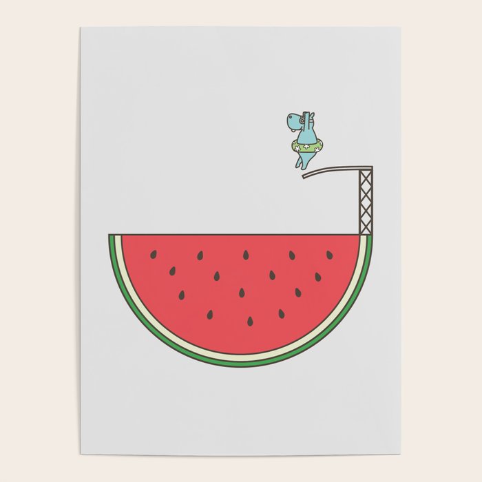 Watermelon Dive Poster Gallery Image 1