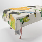 Yellow Flowers 2 Tablecloth Gallery Image 1