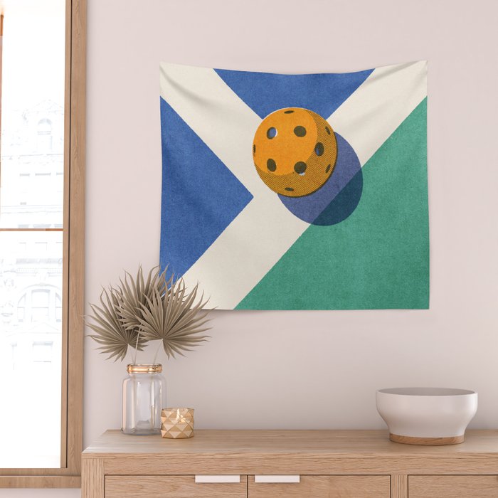 BALLS / Pickleball II Wall Tapestry Gallery Image 2