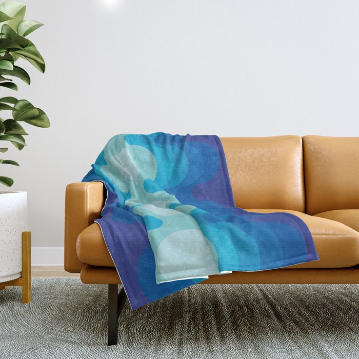 Ocean Echo Out Throw Blanket Gallery Image 1