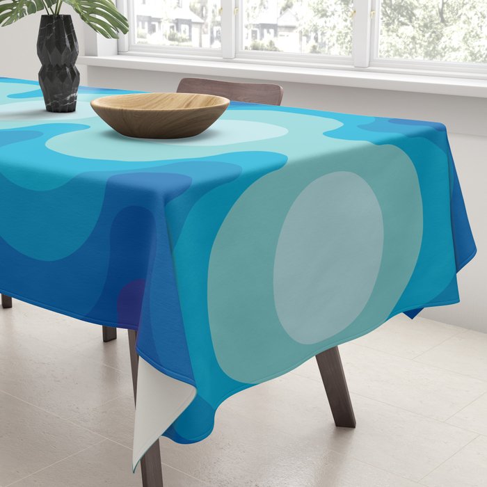 Ocean Echo Out Tablecloth Gallery Image 3