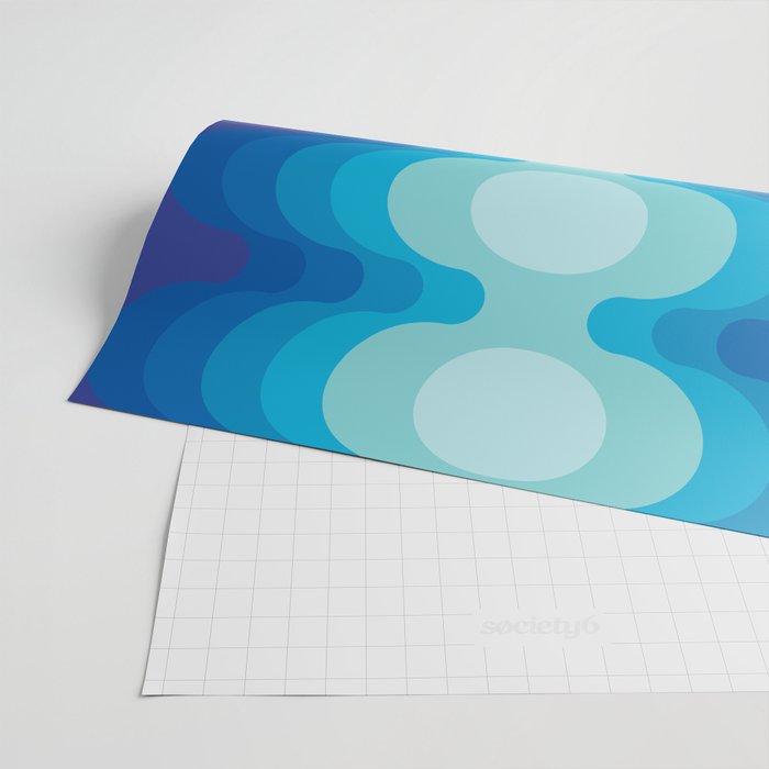 Ocean Echo Out Wrapping Paper Gallery Image 2