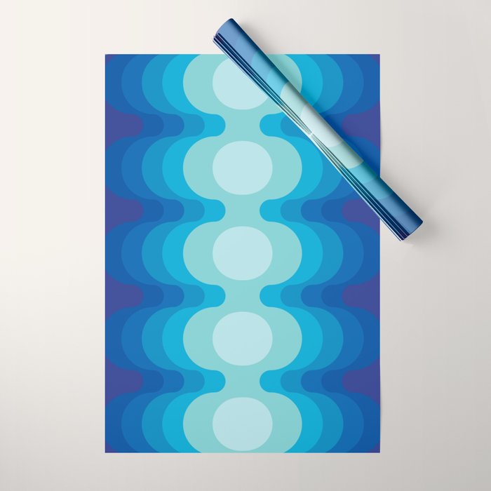 Ocean Echo Out Wrapping Paper Gallery Image 1