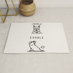 Inhale Exhale Frenchie Rug Gallery Image 1